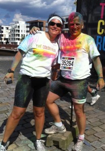 Kathy & Eddy beim Color Run